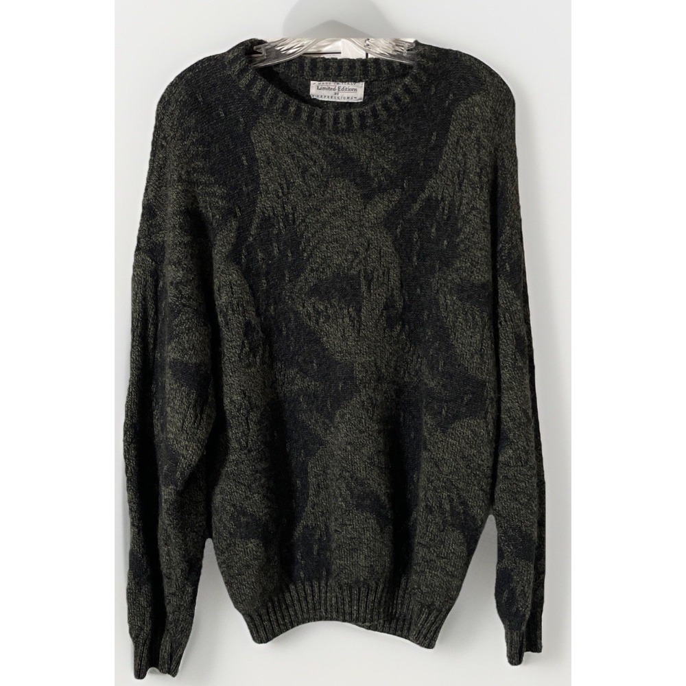 Limited Editions‎ By Expressions Wool Blend Pullover Sweater Men's Large Italy